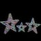 LED Color Changing Stars Outdoor Christmas Décor Set
